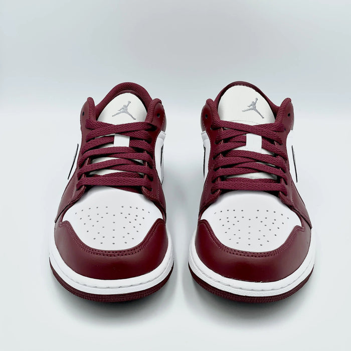 Jordan 1 Low White Bordeaux SA Sneakers