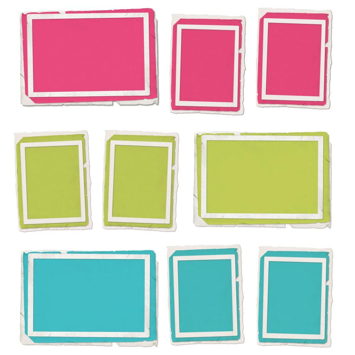 49 And Market - Chipboard Set - Stacked Frames - Kaleidoscope. The Kaleidoscope Stacked frames were designed to layer three layers together for a fun pop of color in between neutral layers. Of course, you can use alone. Available at Embellish Away located in Bowmanville Ontario Canada.