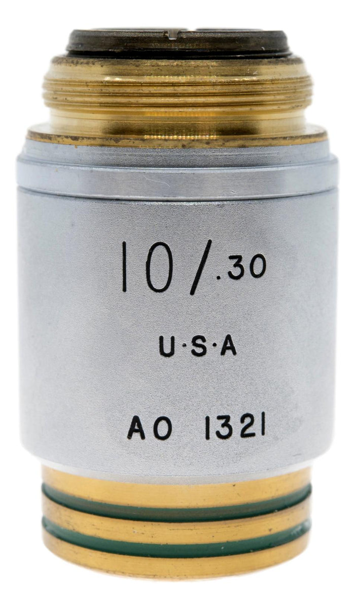 AO American Optical 10x PLAN APO Infinity-Corrected Objective #1321