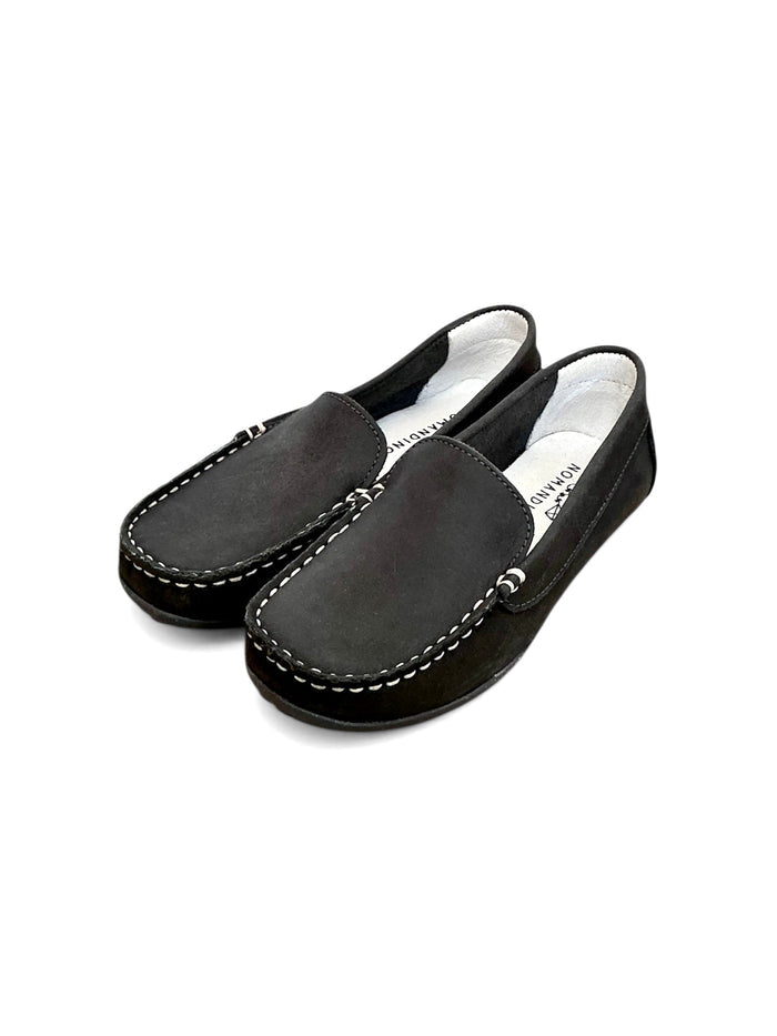 Art Navy blue Nubuck Leather Loafers