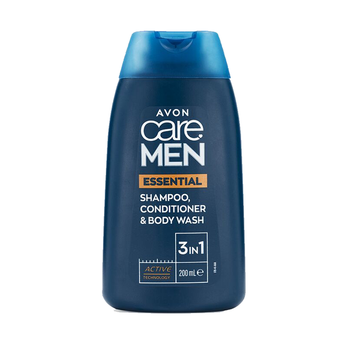 Avon Care Men Essential 3 in 1 Shampoo, Conditioner & Body Wash