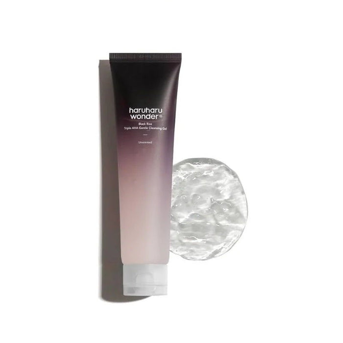 BLACK RICE TRIPLE AHA GENTLE CLEANSING GEL - Gel Pentru Exfoliere Blanda Cu AHA - skinseen.ro