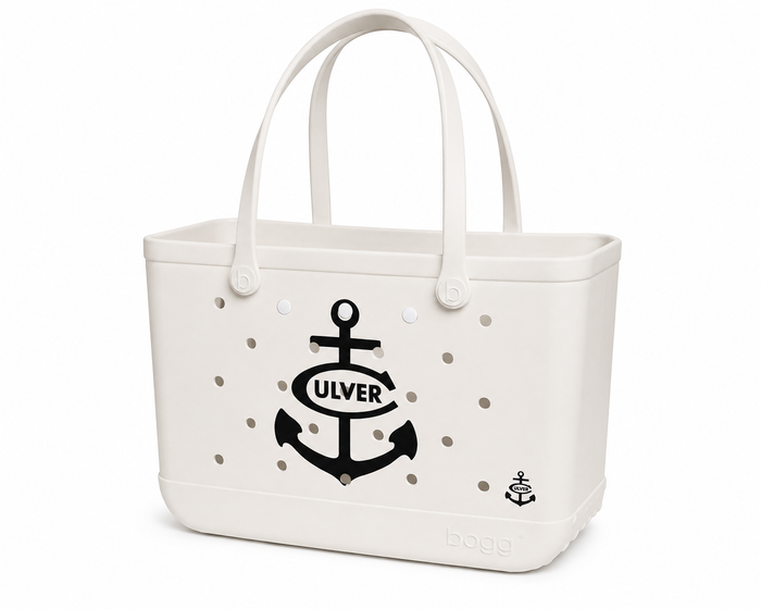 Bogg Bag - White - Culver C Anchor