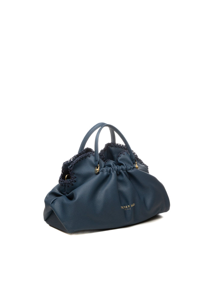 ERMANNO SCERVINO borsa a mano octavia blu 2131 OCTAVIA-4431