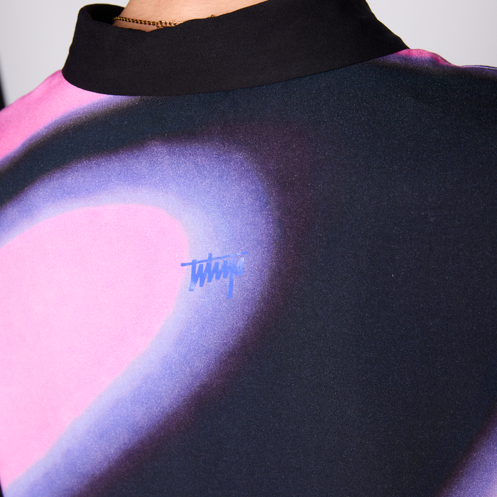 Camisa WhatUp Men Liquid Black Pink