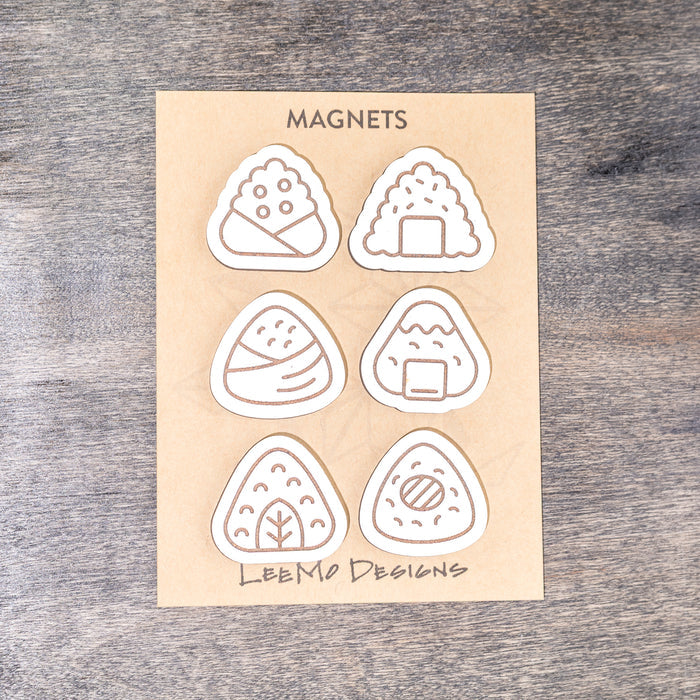Decorative Magnets - Rice Ball Onigiri Set