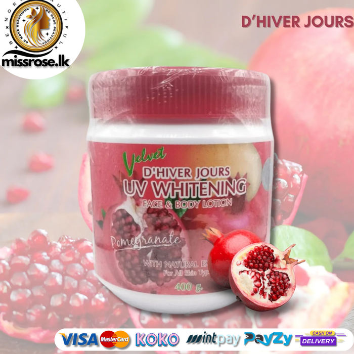 D’HIVER JOURS Pomegranate Uv Face & Body Lotion