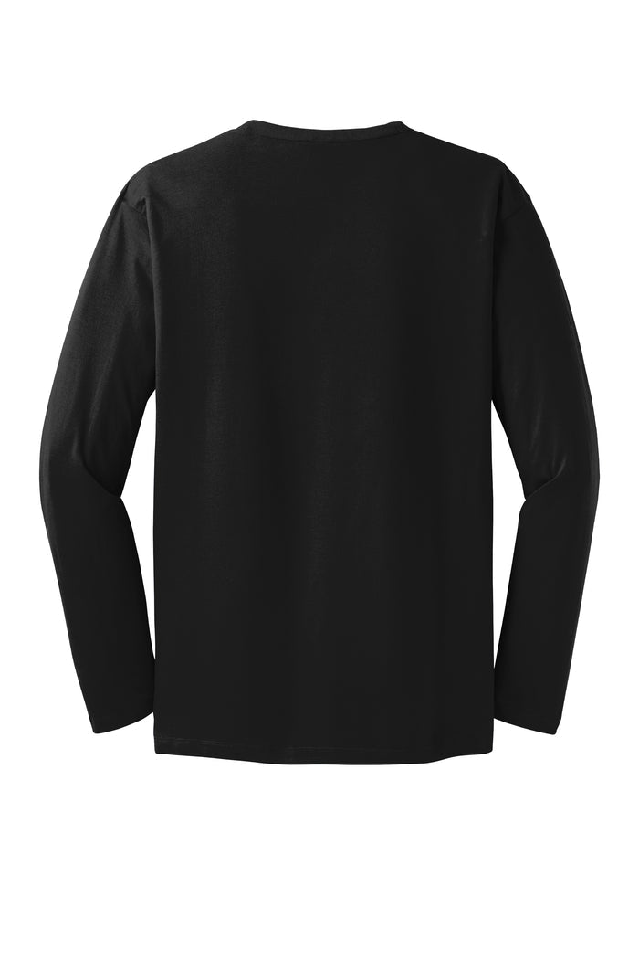 District Perfect Weight Long Sleeve Unisex Tee - Jet Black