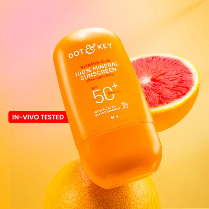 Dot and Key Vitamin C + E Super Bright Sunscreen SPF 50+ PA++++ 50g