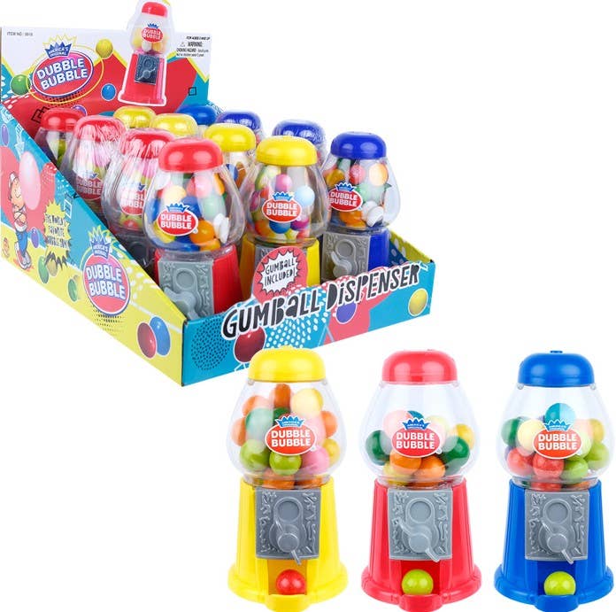 Dubble Bubble 5" Classic Gumball Dispenser .71oz