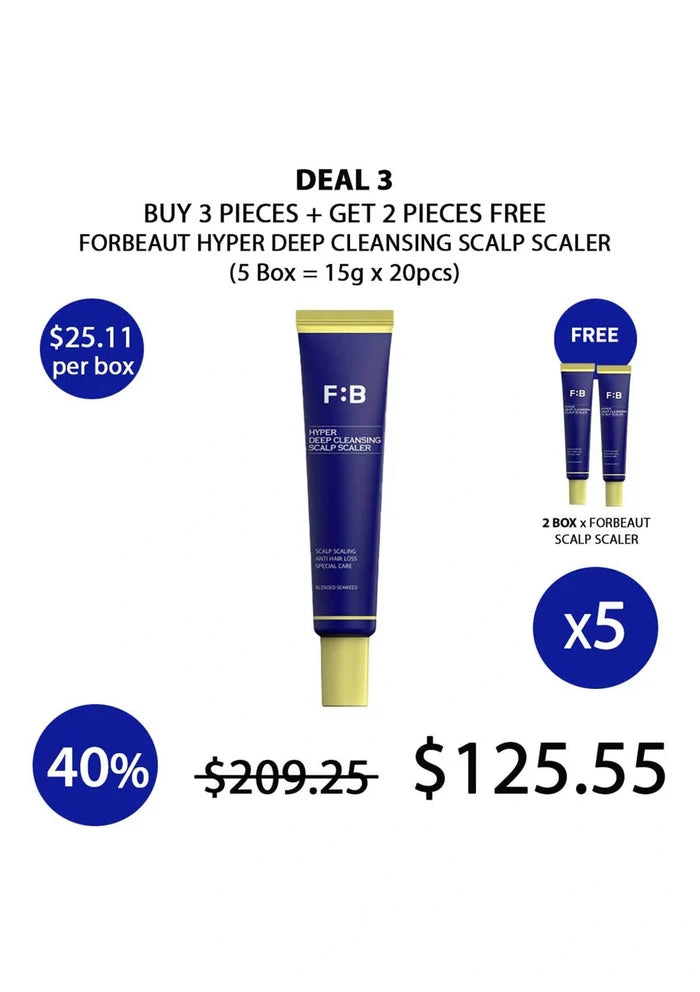 (BUY 3+2 FREE) FORBEAUT DEEP CLEANSING SCALP SCALER