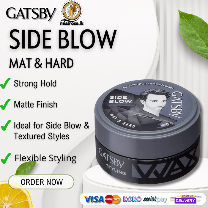 Gatsby Side Blow Hair wax