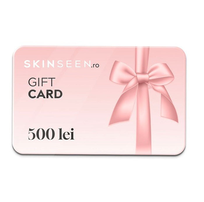 GIFT CARD 500 - Card Cadou In Valoare De 500 De Lei - skinseen.ro