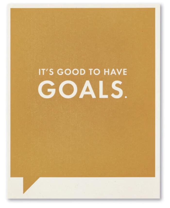Goals card