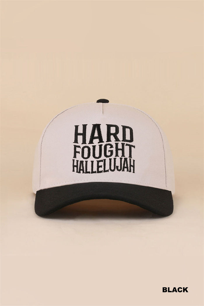 Hard Fought Hallelujah Hat-Black