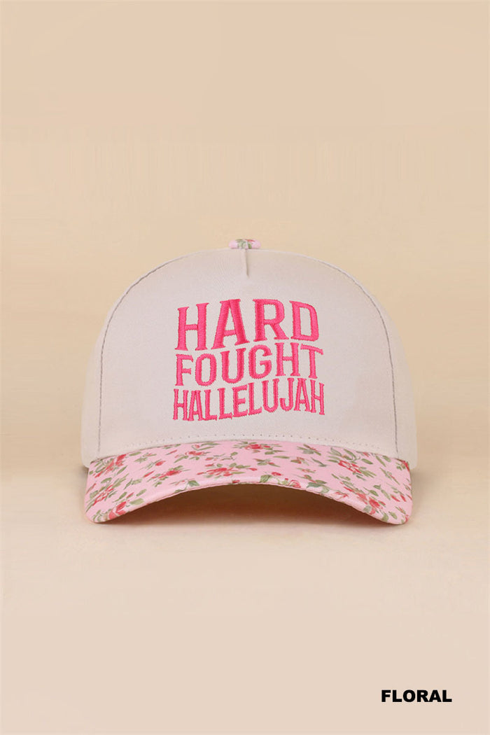 Hard Fought Hallelujah Hat-Floral