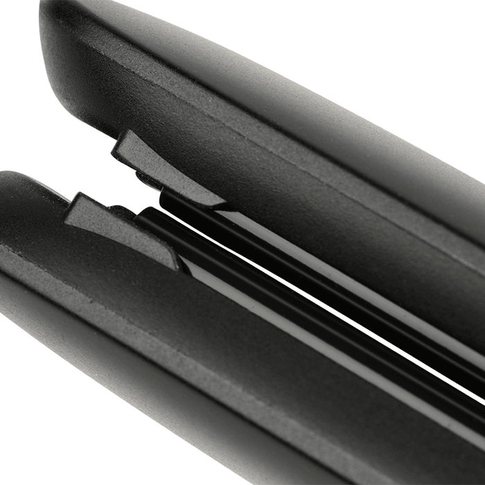 Hot & Hotter Extra Long Ceramic Digital Flat Iron 1in, Black