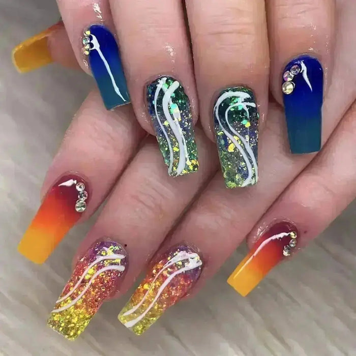 Indi-go-go | Nail Art Glitter | LB705 Naio Nails