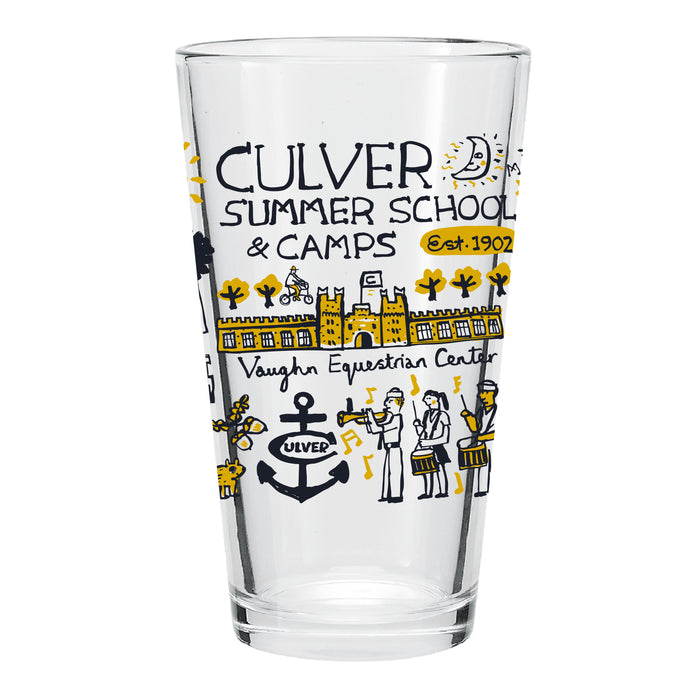 Julia Gash CSSC Clear Pint Glass - 16oz