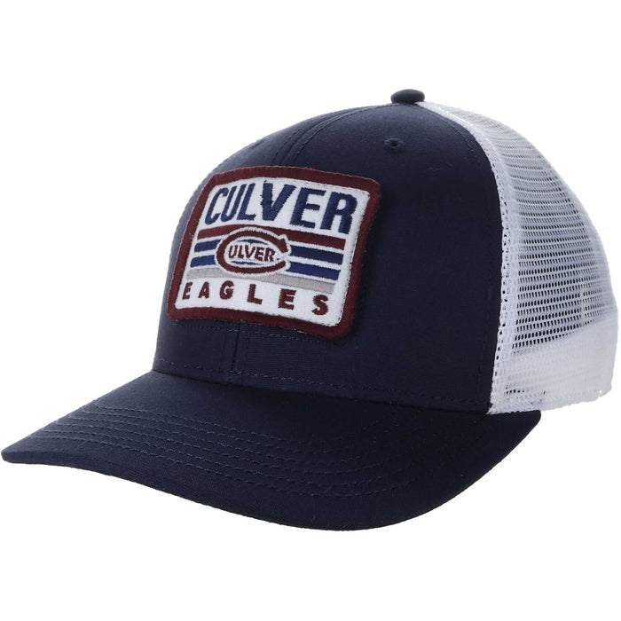 Mid-pro Snapback - Navy & White