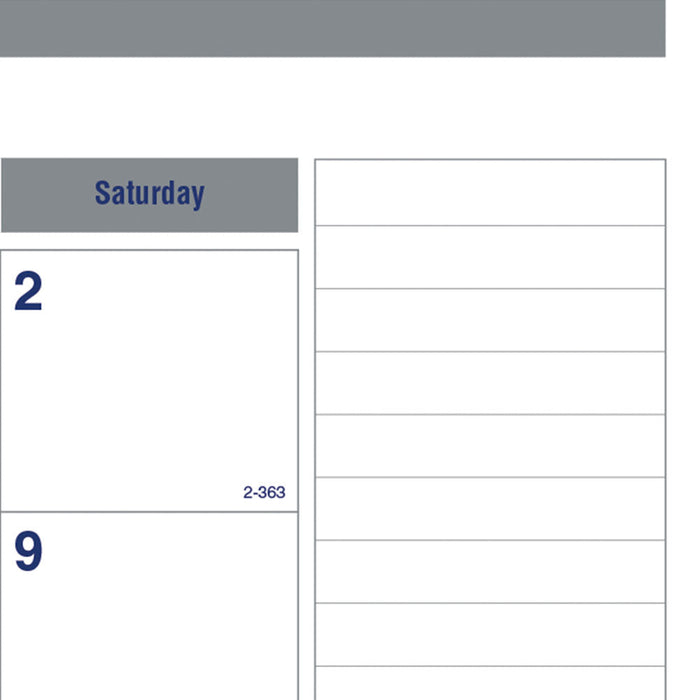 Monthly Desk Pad Calendar, Net Zero Carbon™, 2027 C177847-27 Blueline
