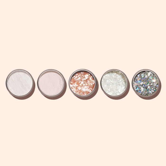 Paillettes Blush + White Glazed + Nacres Flakes + Pink Glazed + Paillettes Holo