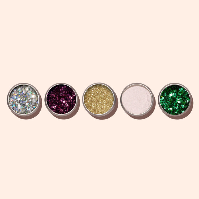 Paillettes Holo + Golden Chrome + Paillettes Bordeaux + Pink Glazed + Paillettes Cactus