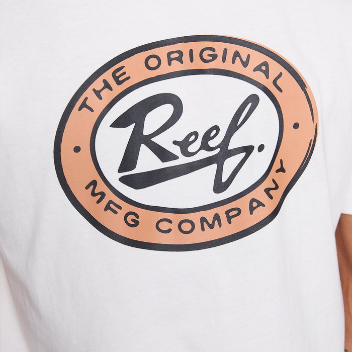 Polera Reef Men Surf Vibes White