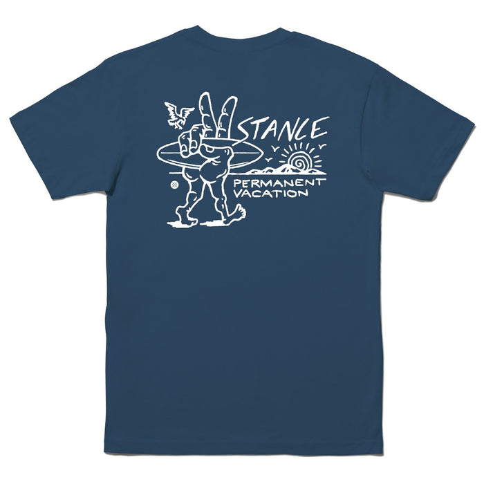 Polera Stance Permanent Vacation Seablue