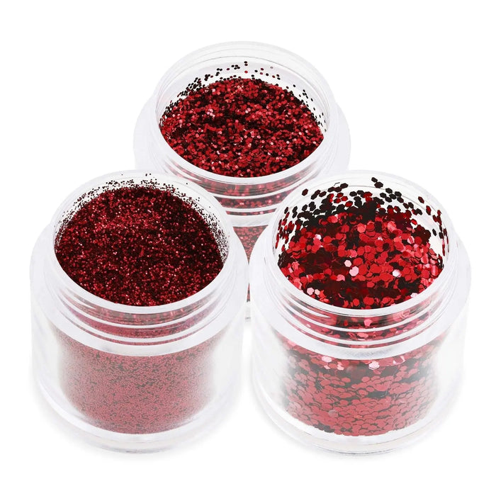 Red Velvet Nail Glitter - B0304 Naio Nails