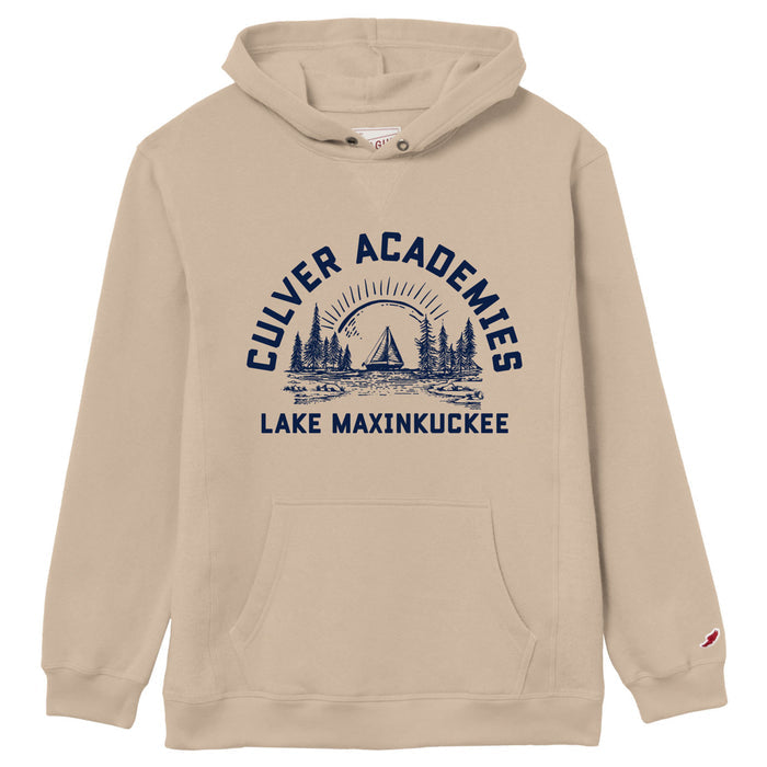 Reverse Fleece Hood - Beige