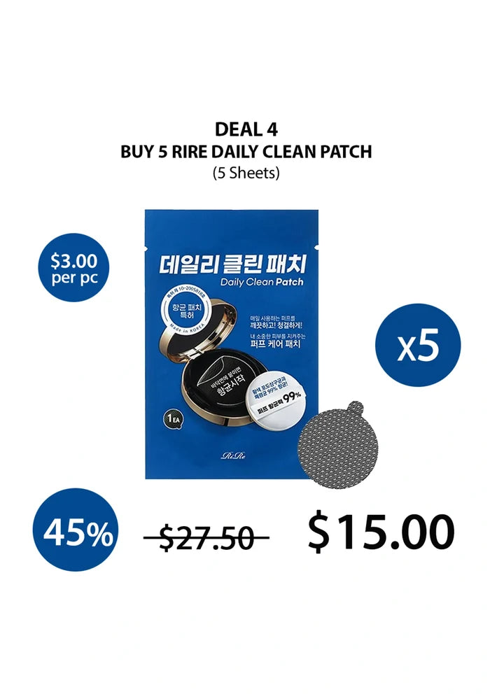(BUY 5) RIRE DAILY CLEAN PATCH