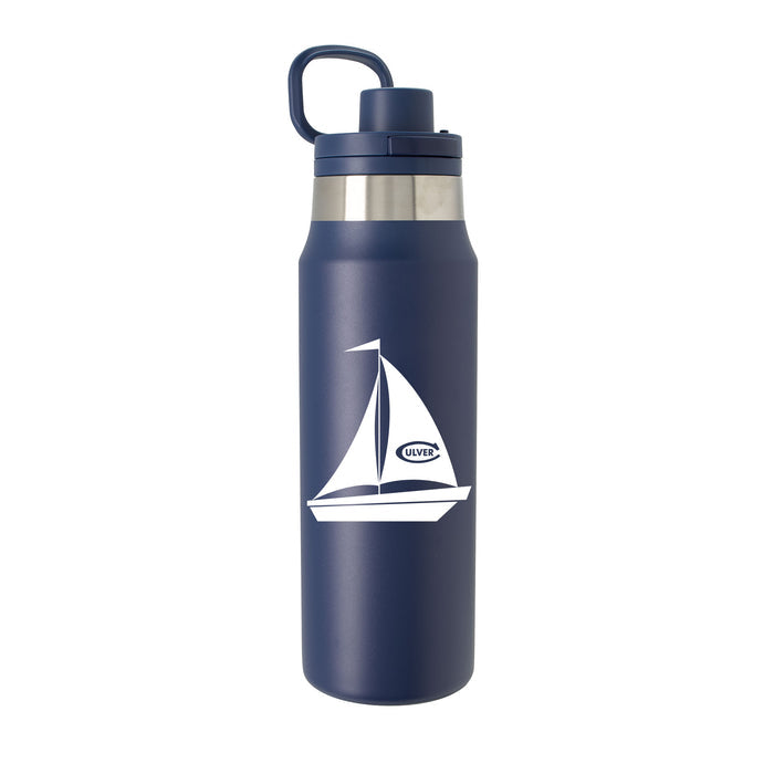 Sailboat Viking Collection Recycled Ramble Bottle - 25oz - Navy