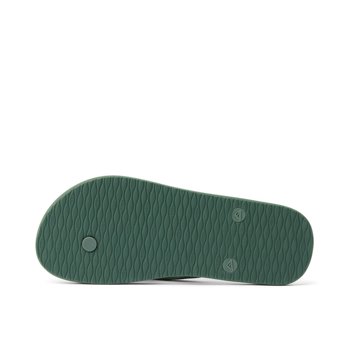 Sandalia Reef Men Seaside Print Sage Text