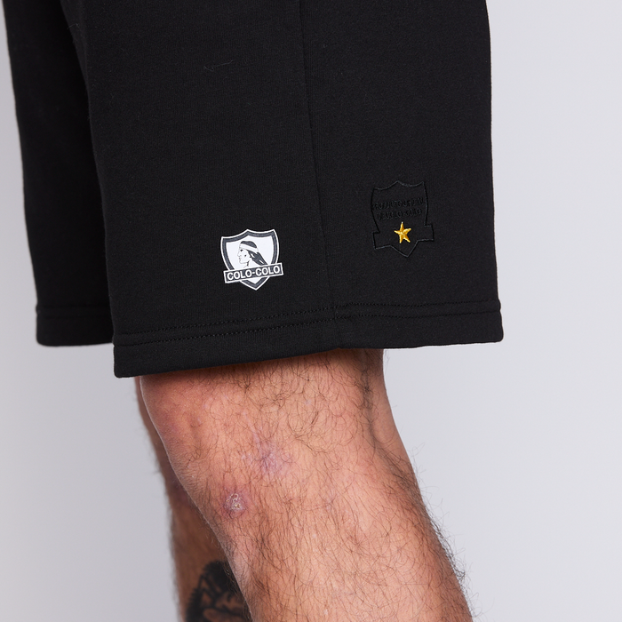 Short de Buzo Colo Colo Urbano Hombre Negro