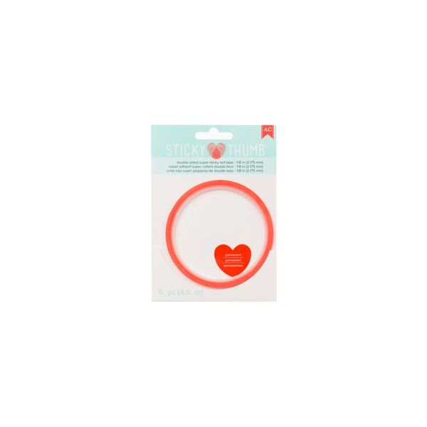 Super Sticky Tape - Doublesided Tape x 5yds (Red Line)