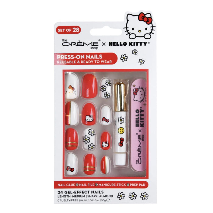 The Creme Shop Hello Kitty Press On Nail Set 28 Nails