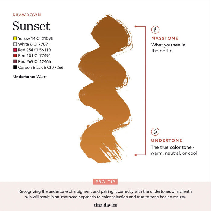 Tina Davies - BROW Pigment - Sunset 15ml