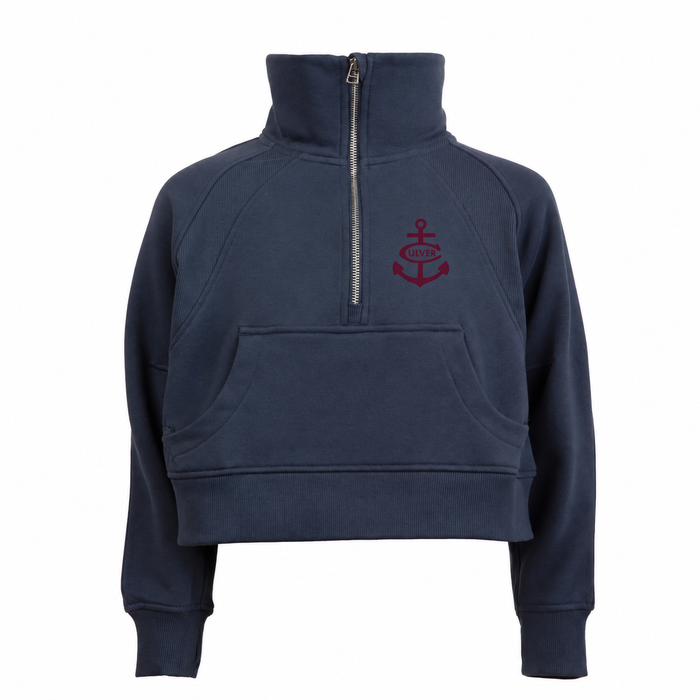 Toddler Girls Dawn Lightweight Fleece 1/4 Zip- Navy