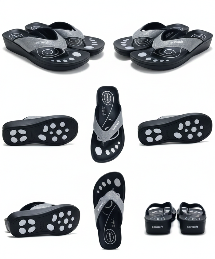 WOMEN SLIPPER A-0825 GREY