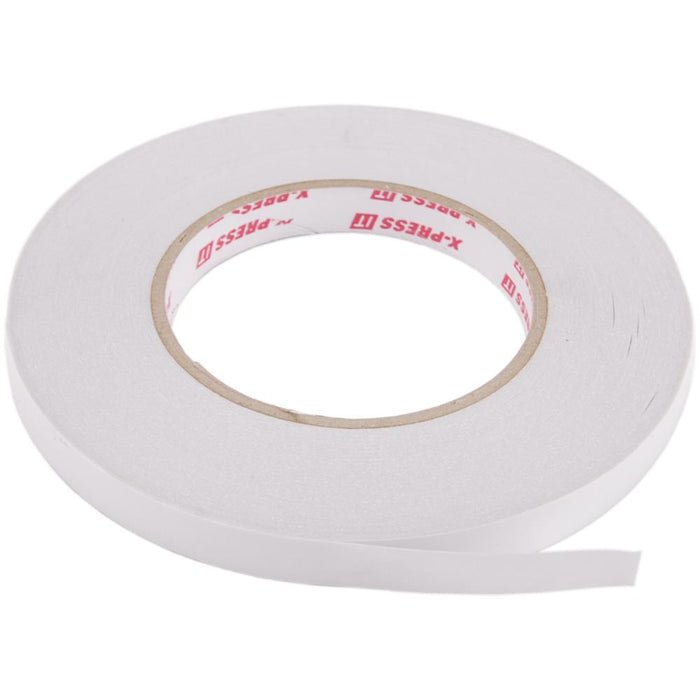 This tape is acid and solvent free and features an extra-strong adhesive that can easily be applied by hand and is heat resistant. Works on metal, glass, wood, paper, plastic, fabric and more! Available at Embellish Away located in Bowmanville Ontario Canada.