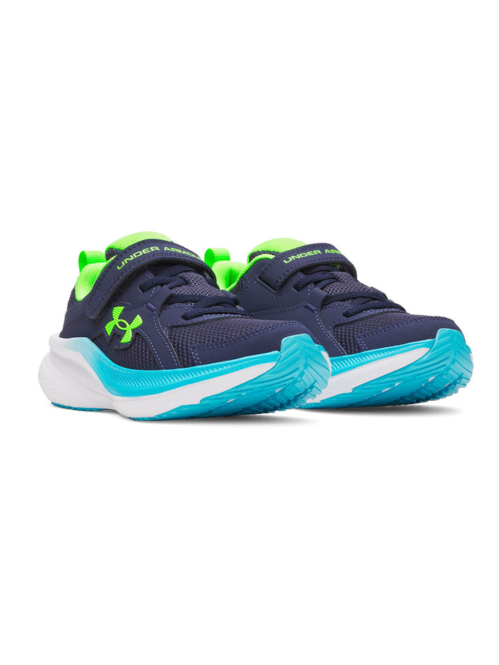 Zapatilla UA Assert 11 AC azul para niño preescolar