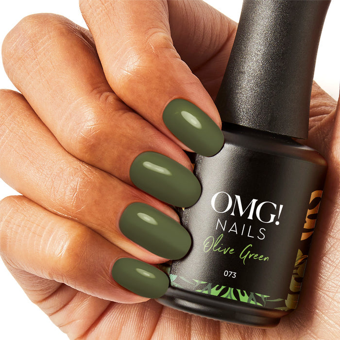 073 Olive Green Gel Polish