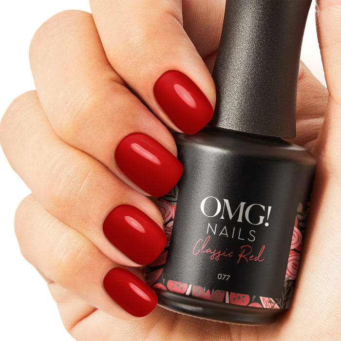 077 Classic Red Gel Polish