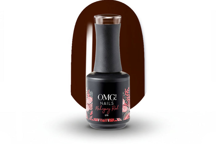078 Mahogany Red Gel Polish