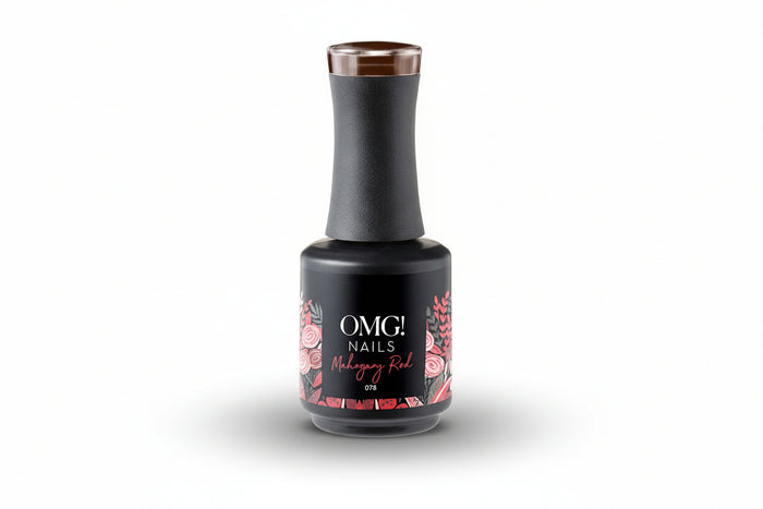078 Mahogany Red Gel Polish
