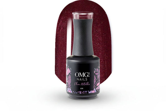 079 Plum Metallic Gel Polish