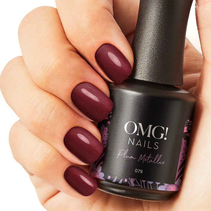 079 Plum Metallic Gel Polish