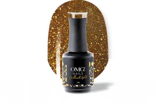 096 Brilliant Gold Gel Polish