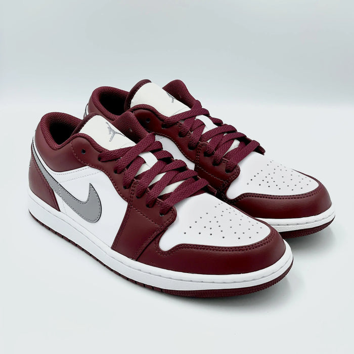 Jordan 1 Low White Bordeaux  SA Sneakers